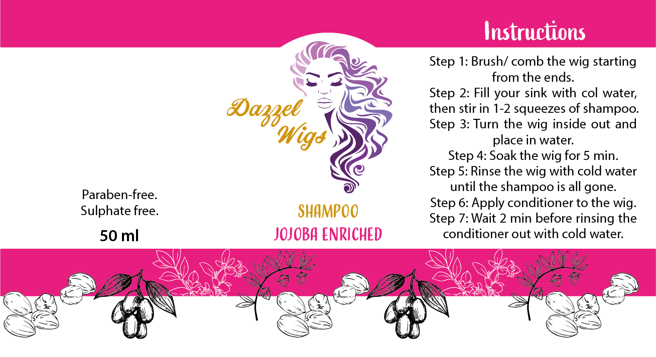 Dazzel Shampoo Label Revised